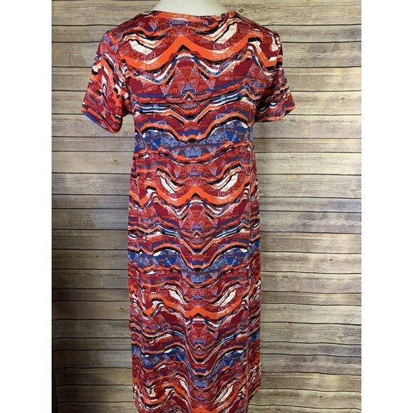 Lularoe XXS Carly Dress Hi Lo Stretchy Knit - Picture 5 of 9